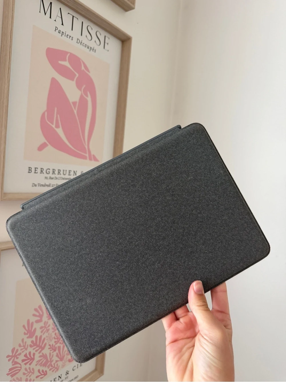 Gray Combo Touch Keyboard Case for IPad (9th gen) - Compatible Portable Keyboard